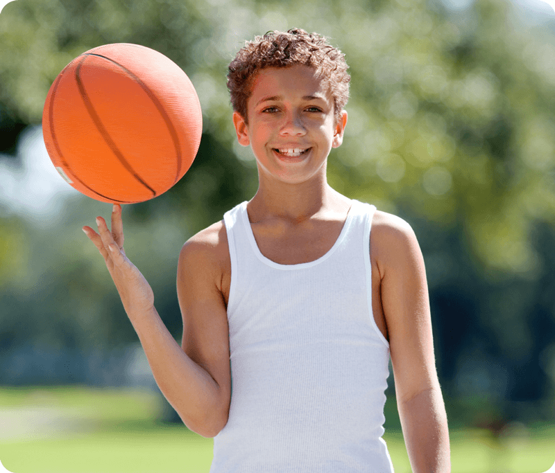 Enfant basket activité